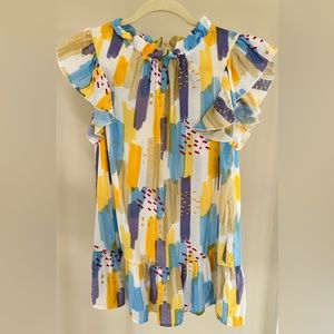 Jodifl Short Sleeve Multi Color Women’s Top Size Small